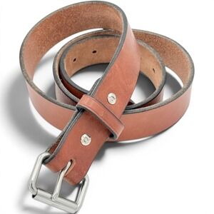 Hanks Belts Mens The Gunner 44 Brown Leather 1.75" 100 Year Gun Belt USA Rugged